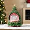 Glitzhome® 100mm Christmas Resin Lighted Musical Snowflakes Christmas Tree Waterglobe